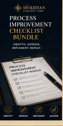 PROCESS IMPROVEMENT CHECKLIST BUNDLE $47