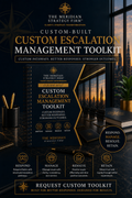 CUSTOM ESCALATION MANAGEMENT TOOLKIT $1,000