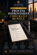 PROCESS IMPROVEMENT CHECKLIST BUNDLE $47