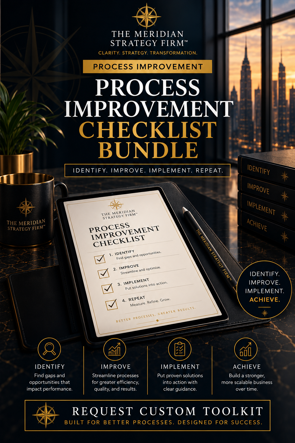 PROCESS IMPROVEMENT CHECKLIST BUNDLE $47